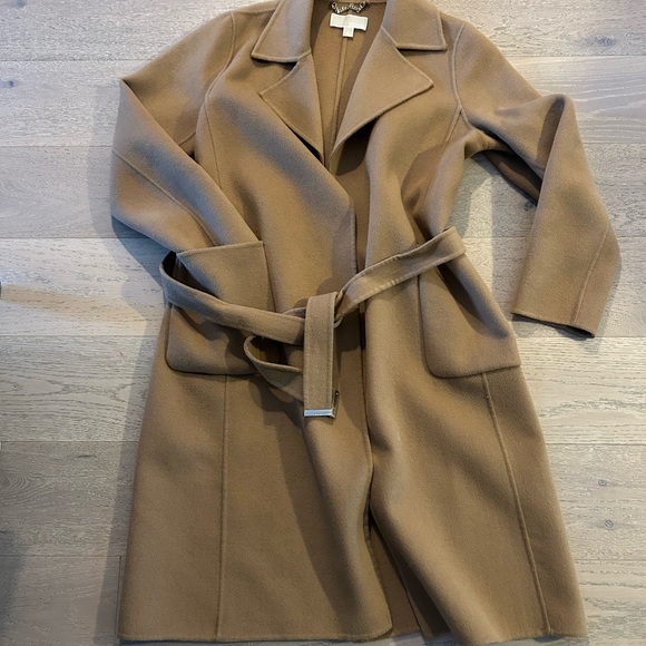 Michael Kors Camel Wool Coat - Picture 3 of 7